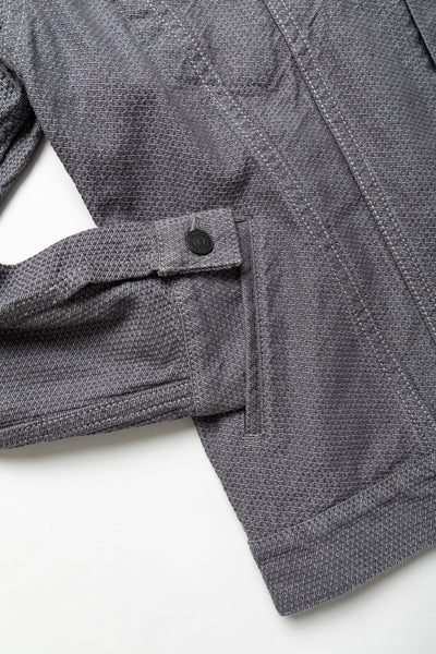 Sashiko Type 3 Jacket - Heather Grey x Black