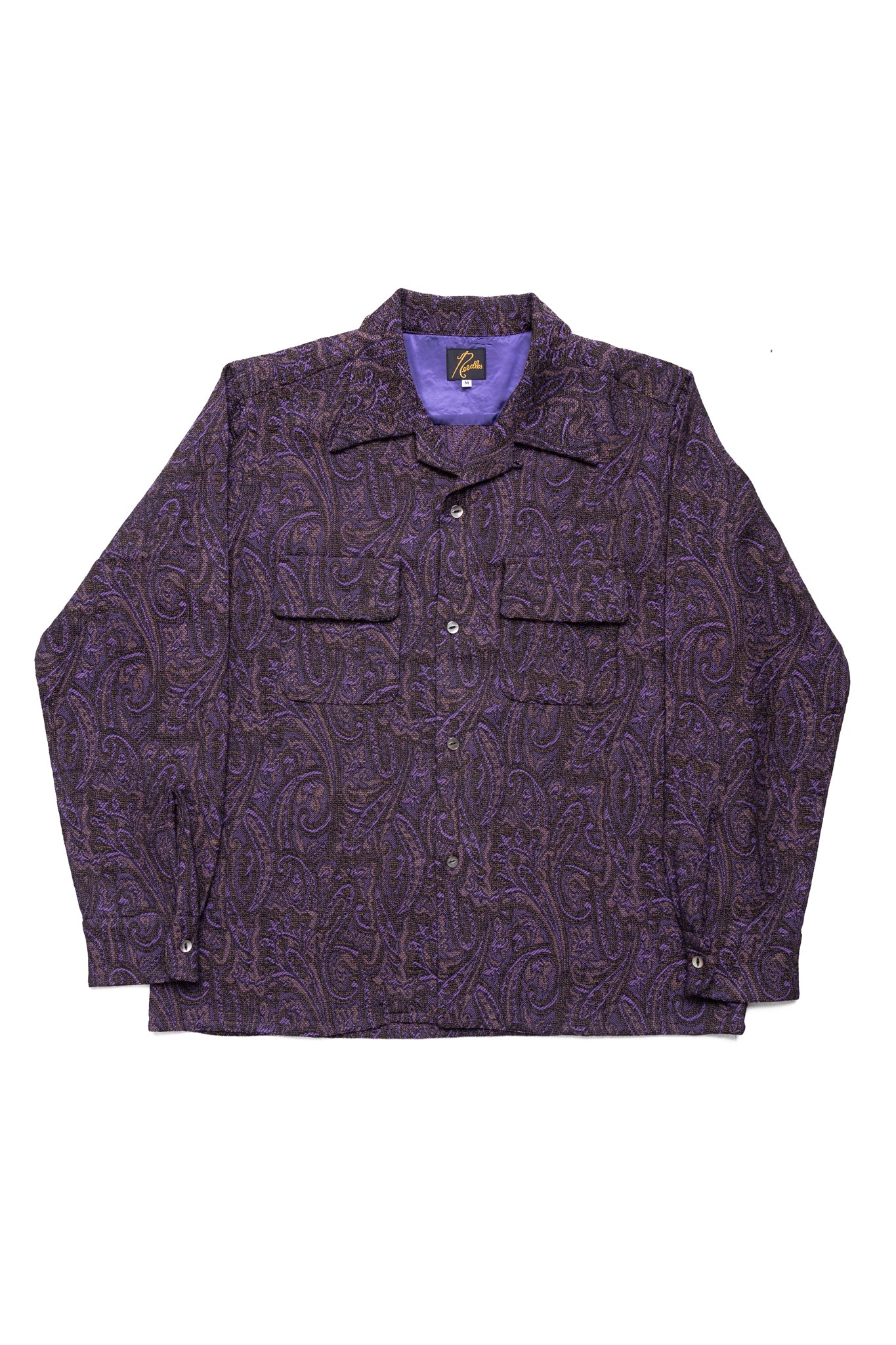 Classic Shirt Wool Paisley Jq. - Purple