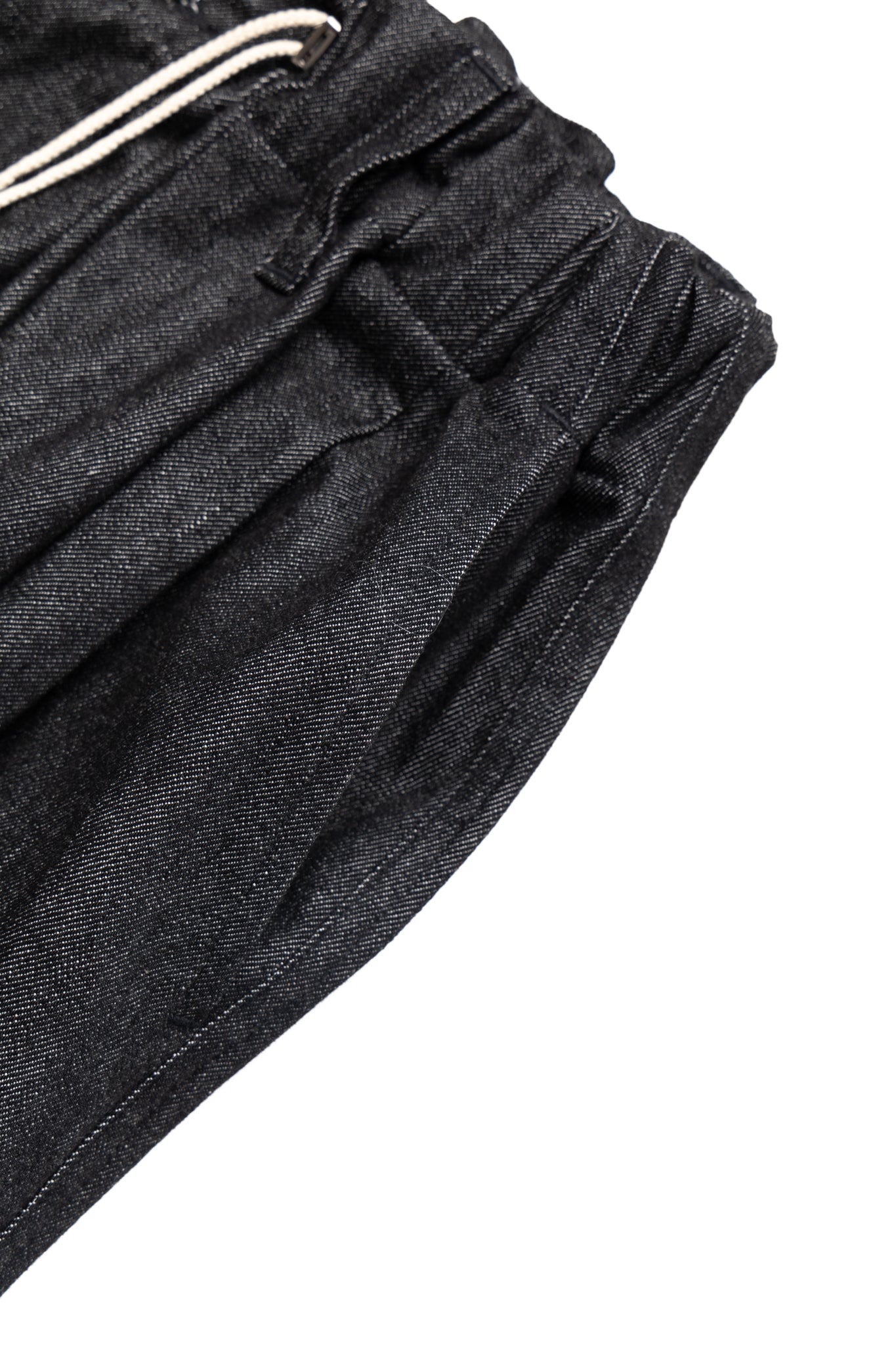 Circular Pants Denim One Wash - Black