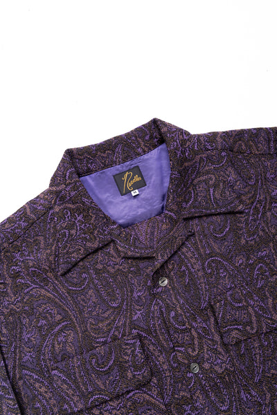 Classic Shirt Wool Paisley Jq. - Purple