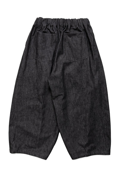 Circular Pants Denim One Wash - Black