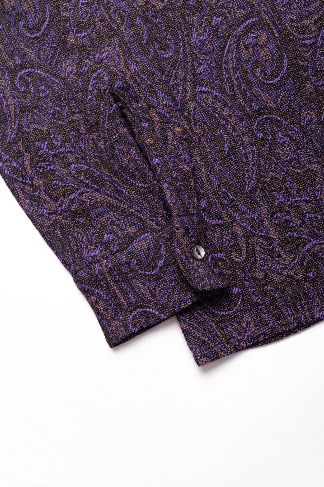 Classic Shirt Wool Paisley Jq. - Purple