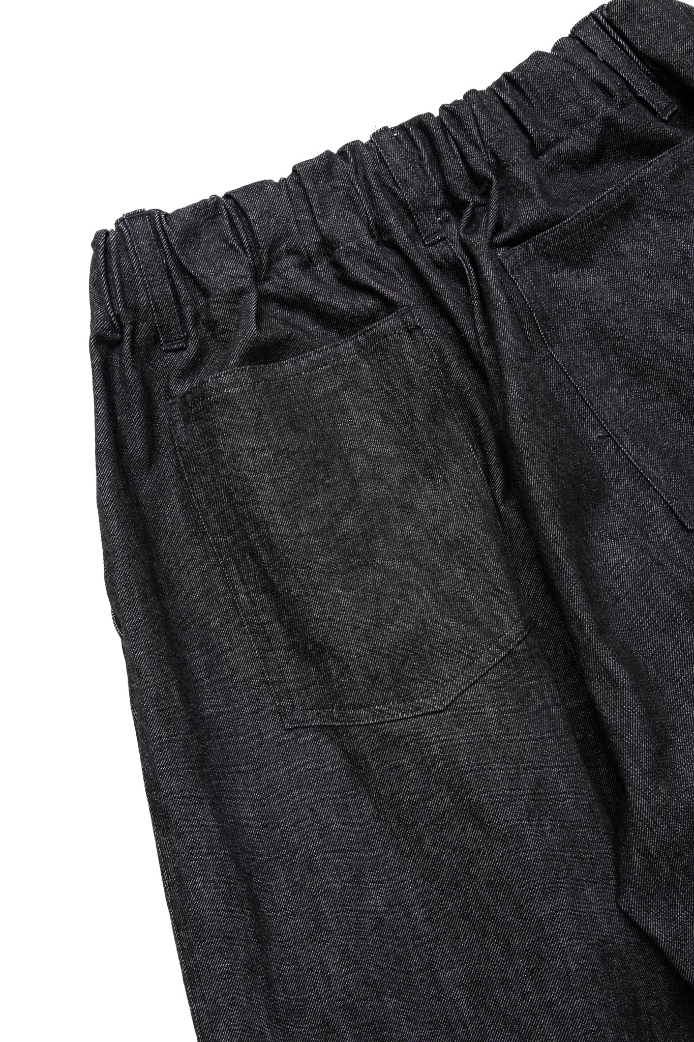 Circular Pants Denim One Wash - Black