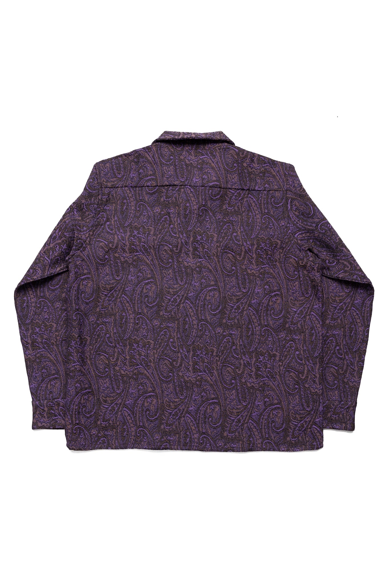 Classic Shirt Wool Paisley Jq. - Purple