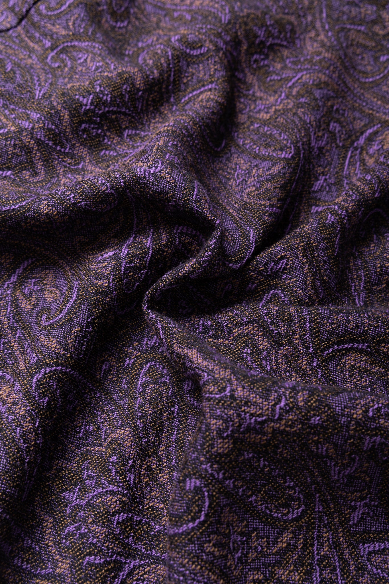 Classic Shirt Wool Paisley Jq. - Purple