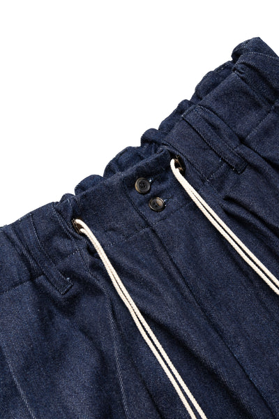 Circular Pants Denim One Wash - Indigo