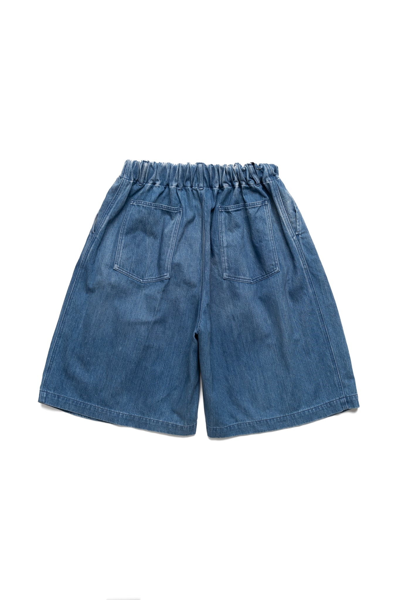 Circular Short Pants Denim - Faded Indigo (Blue in Green Exclusive)