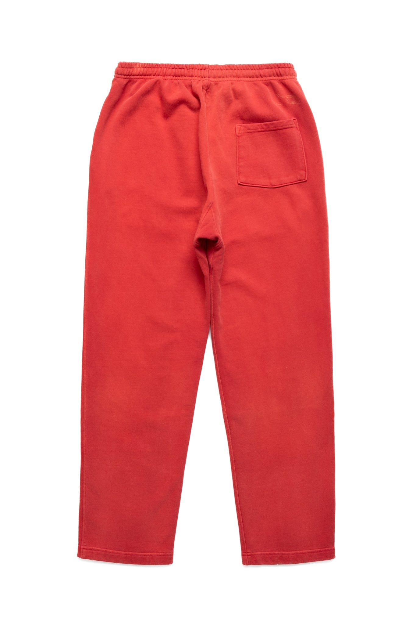 (Final Sale)Red Straight Leg Fleece Pants