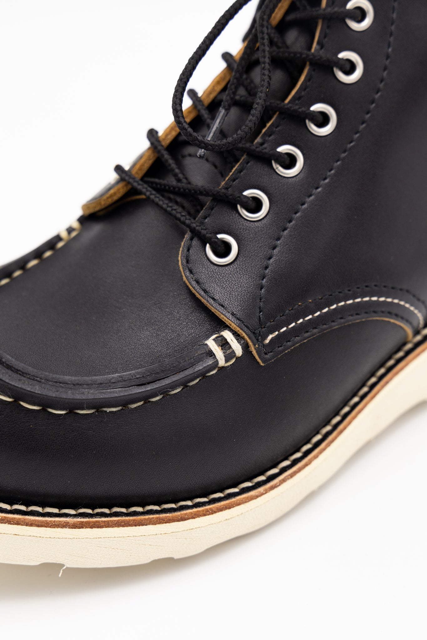 Leather TIBETAN Work Boots - Black