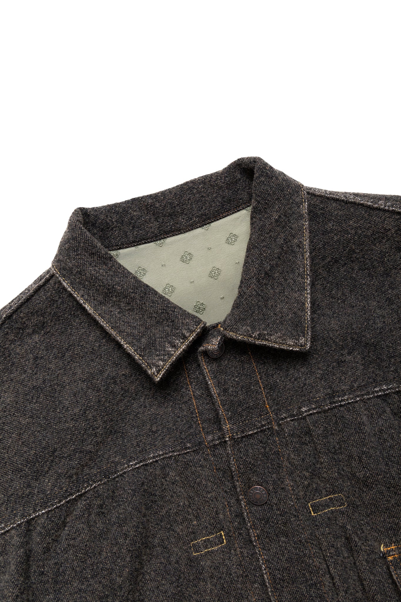 Twill Aging Wool 1st Jacket - Fade Charcoal