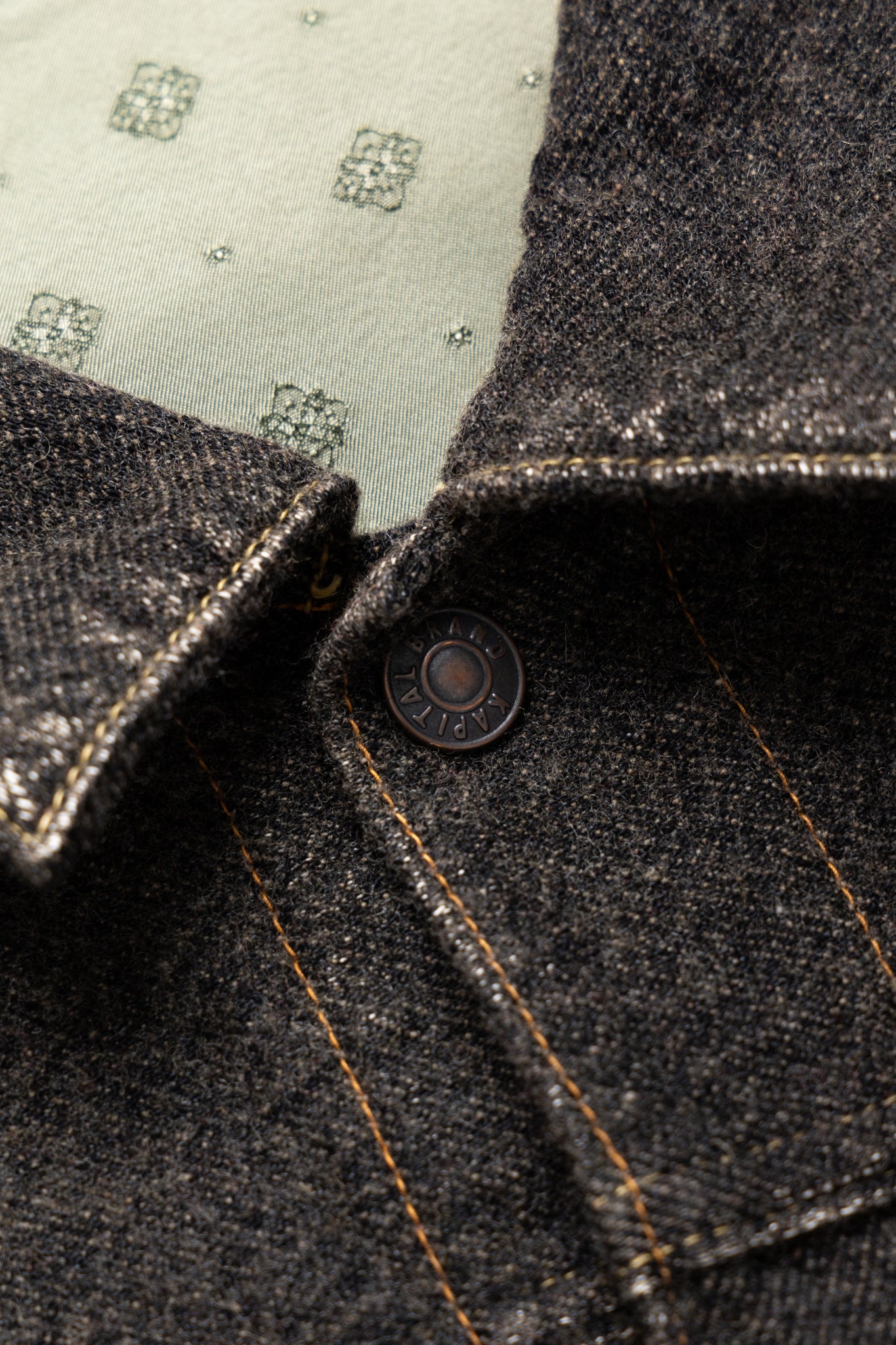 Twill Aging Wool 1st Jacket - Fade Charcoal