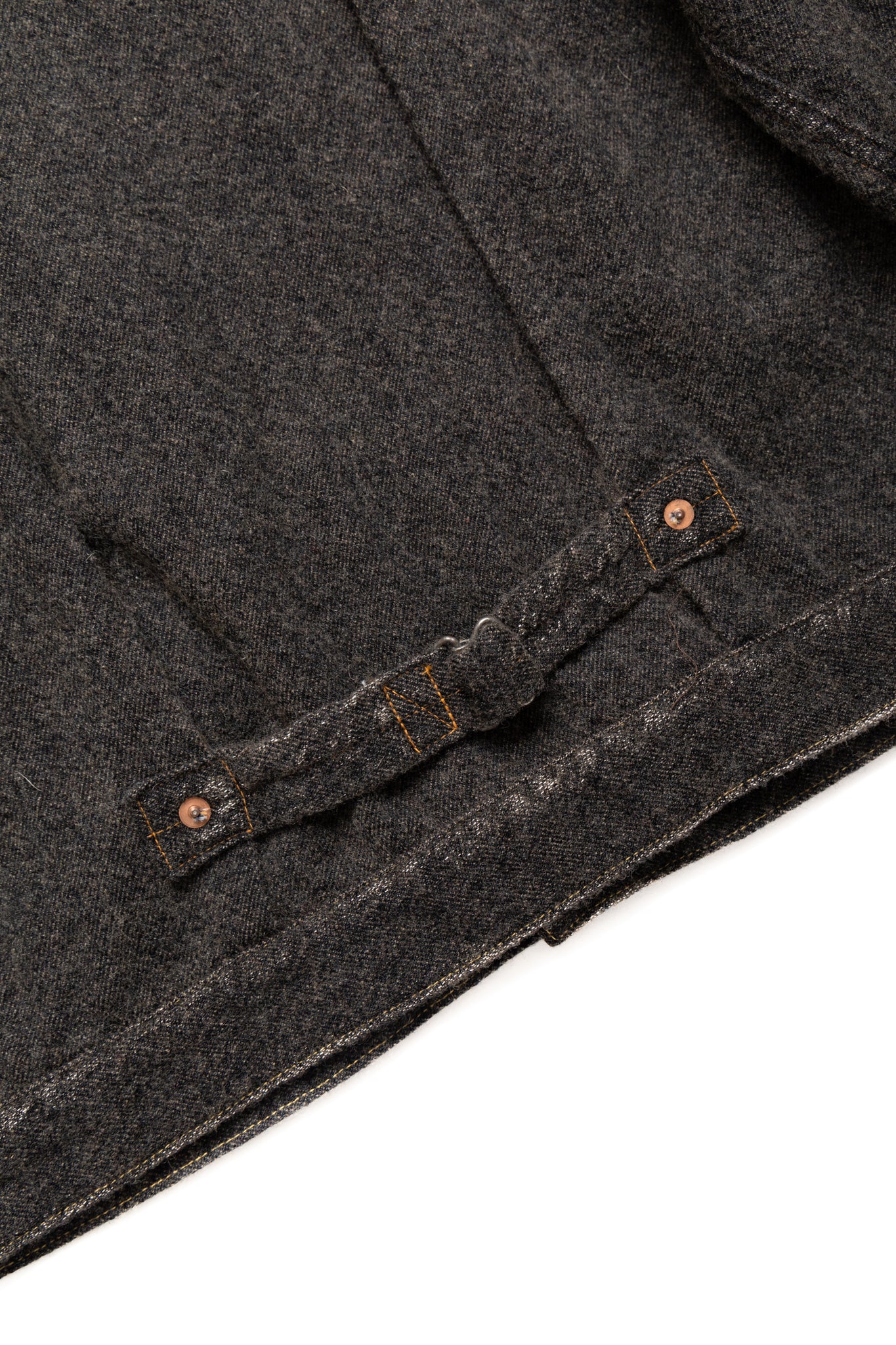 Twill Aging Wool 1st Jacket - Fade Charcoal