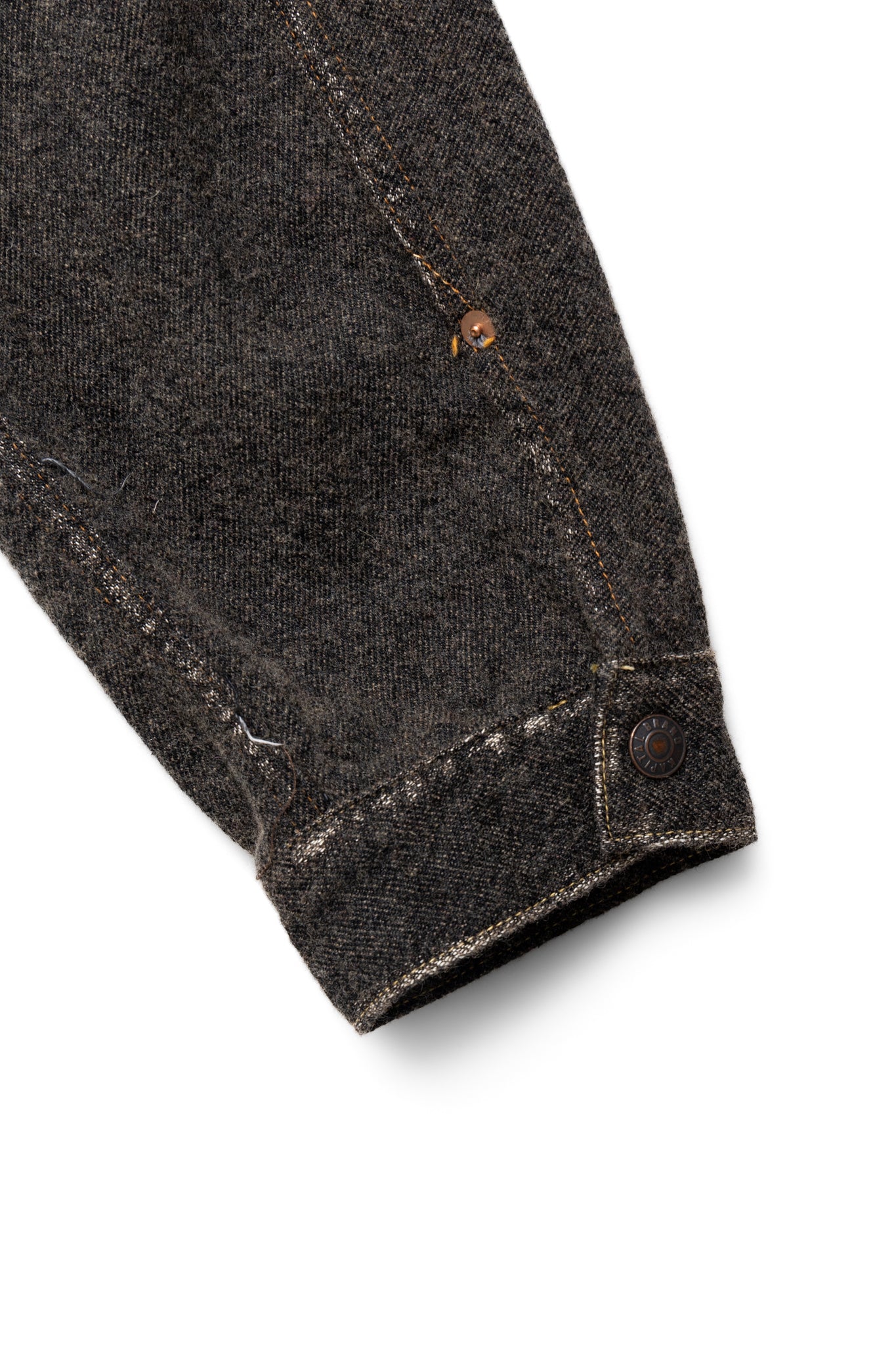 Twill Aging Wool 1st Jacket - Fade Charcoal