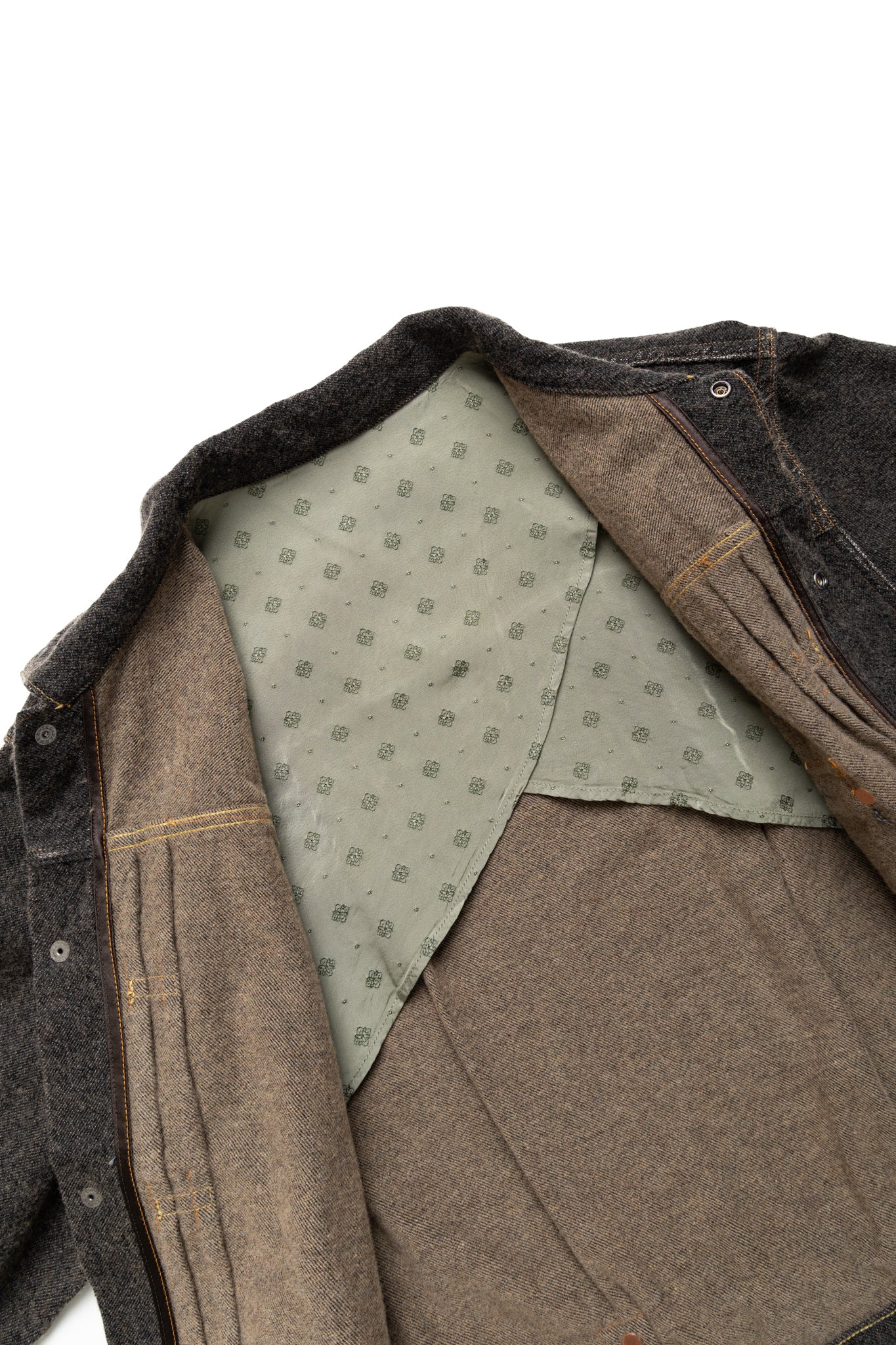 Twill Aging Wool 1st Jacket - Fade Charcoal