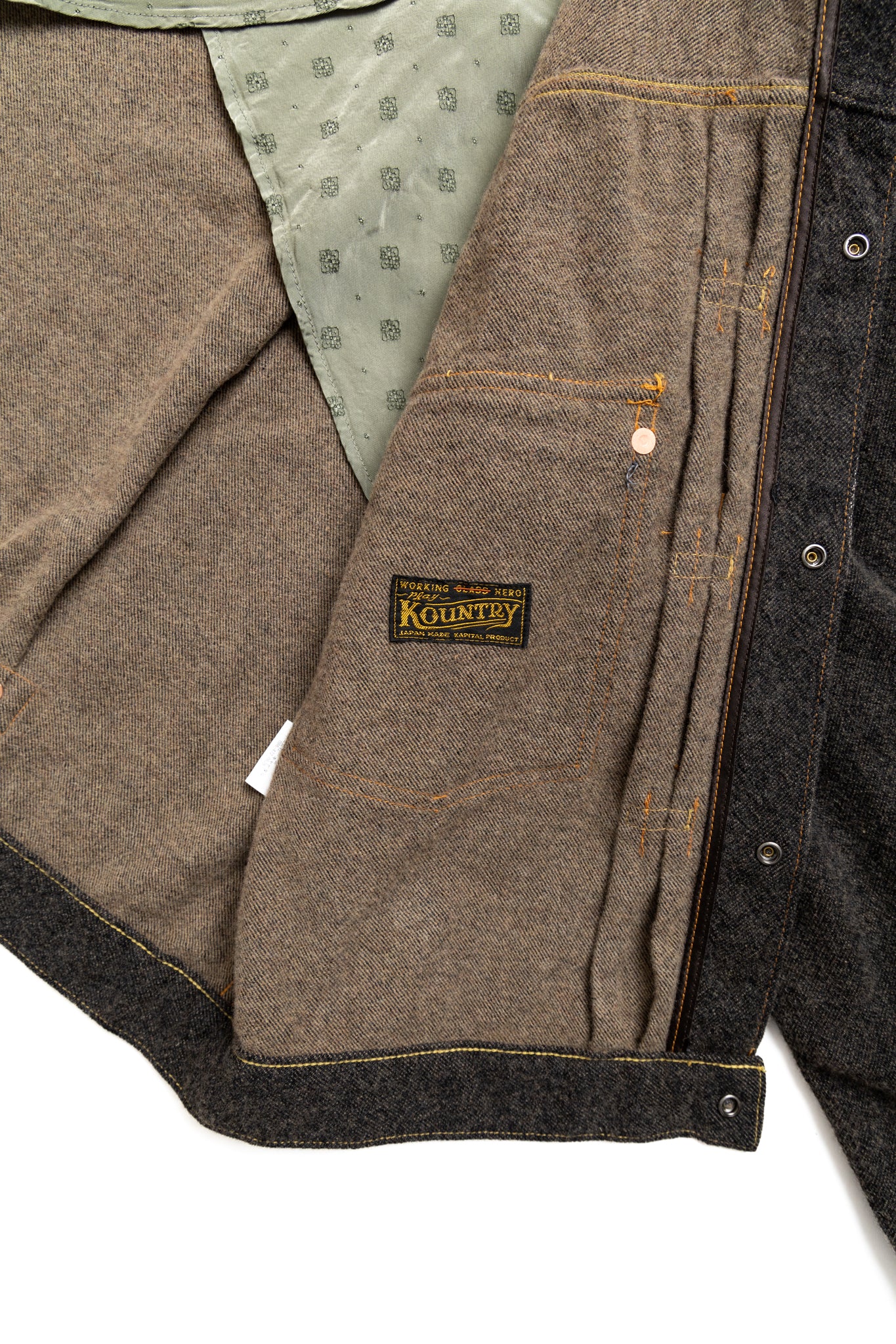 Twill Aging Wool 1st Jacket - Fade Charcoal