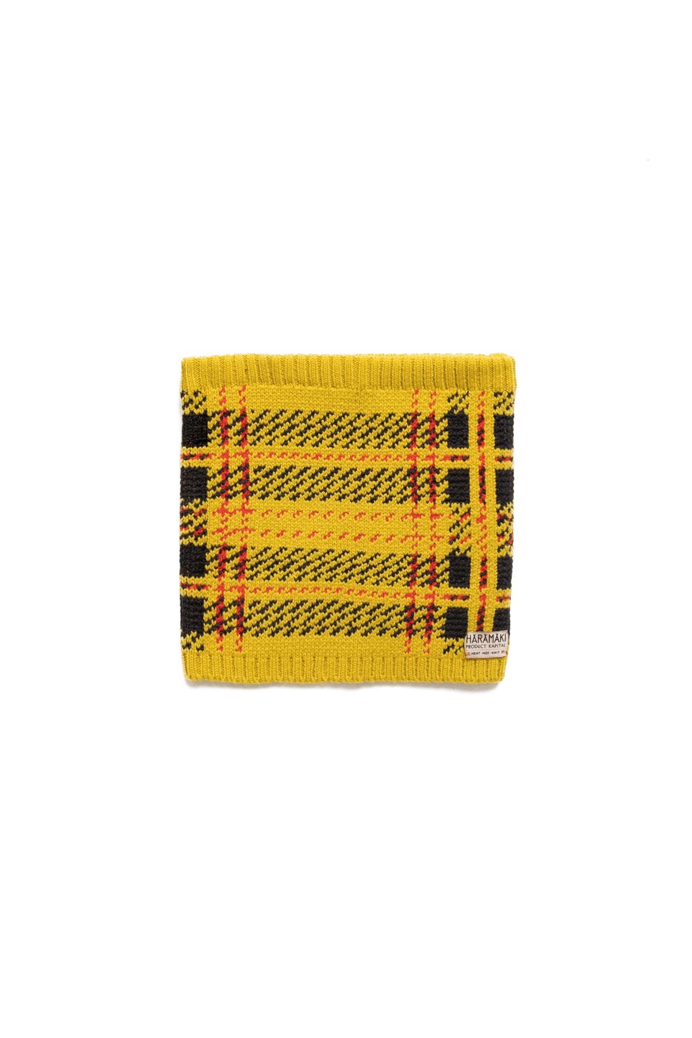 5G Wool Tartan Check HARAMAKI Multi Roll - Yellow