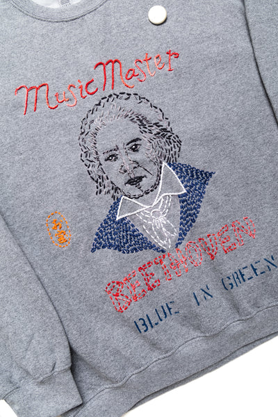 Music Master "Beethoven" Crew Sweatshirt Grey - L (3)