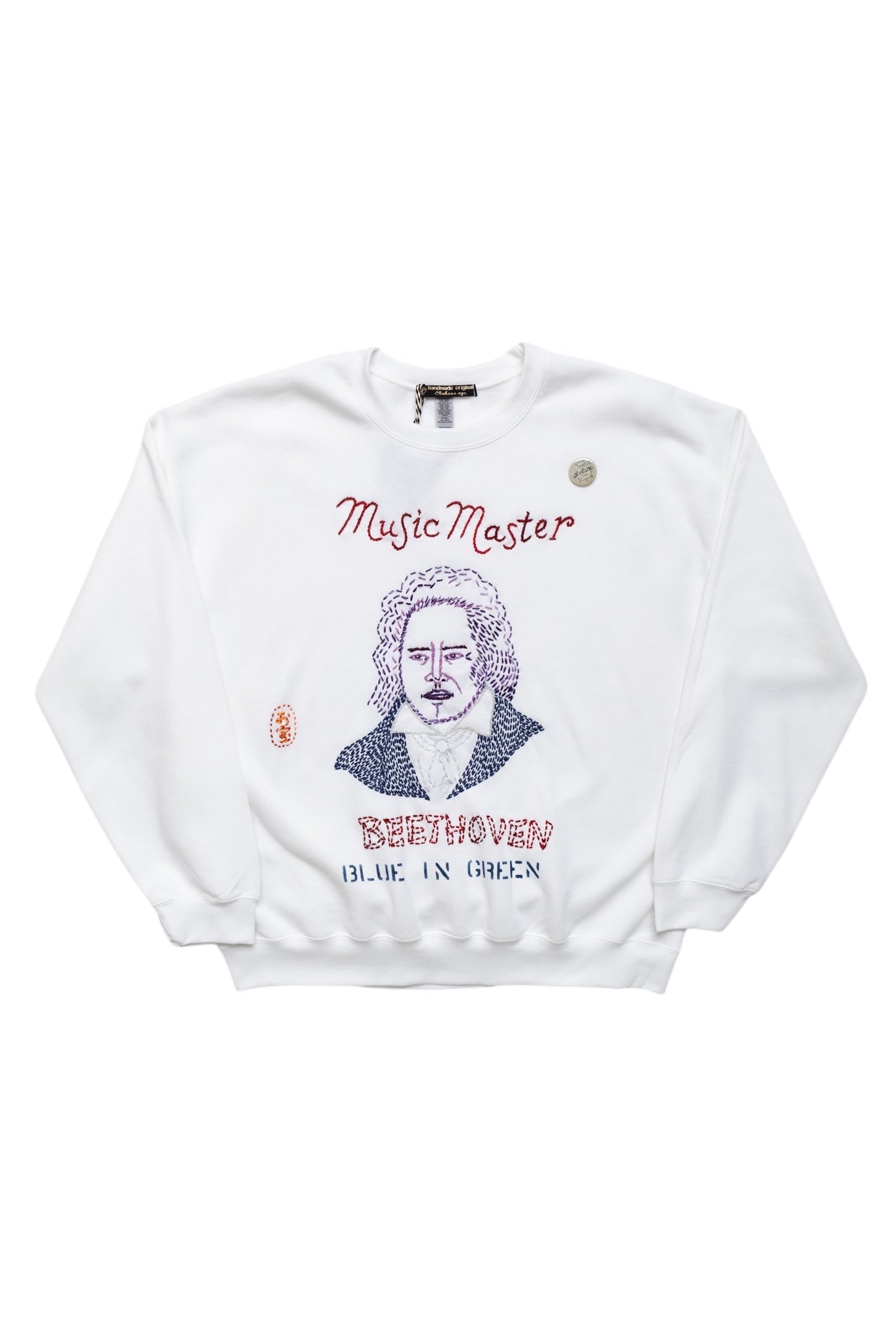 Music Master "Beethoven" Crew Sweatshirt White - XL (1)