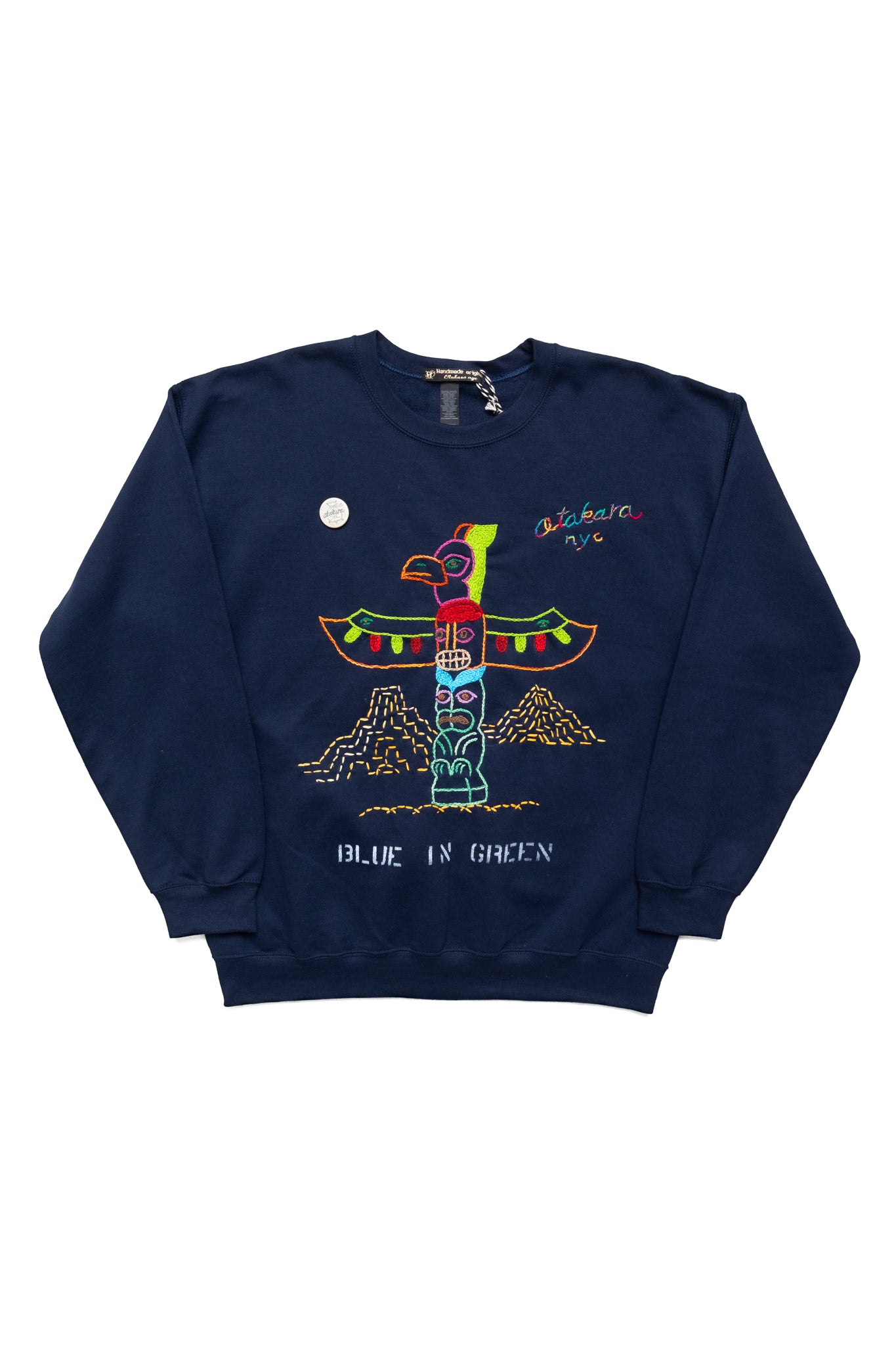 Totempole Crew Sweatshirt Navy - L (1)