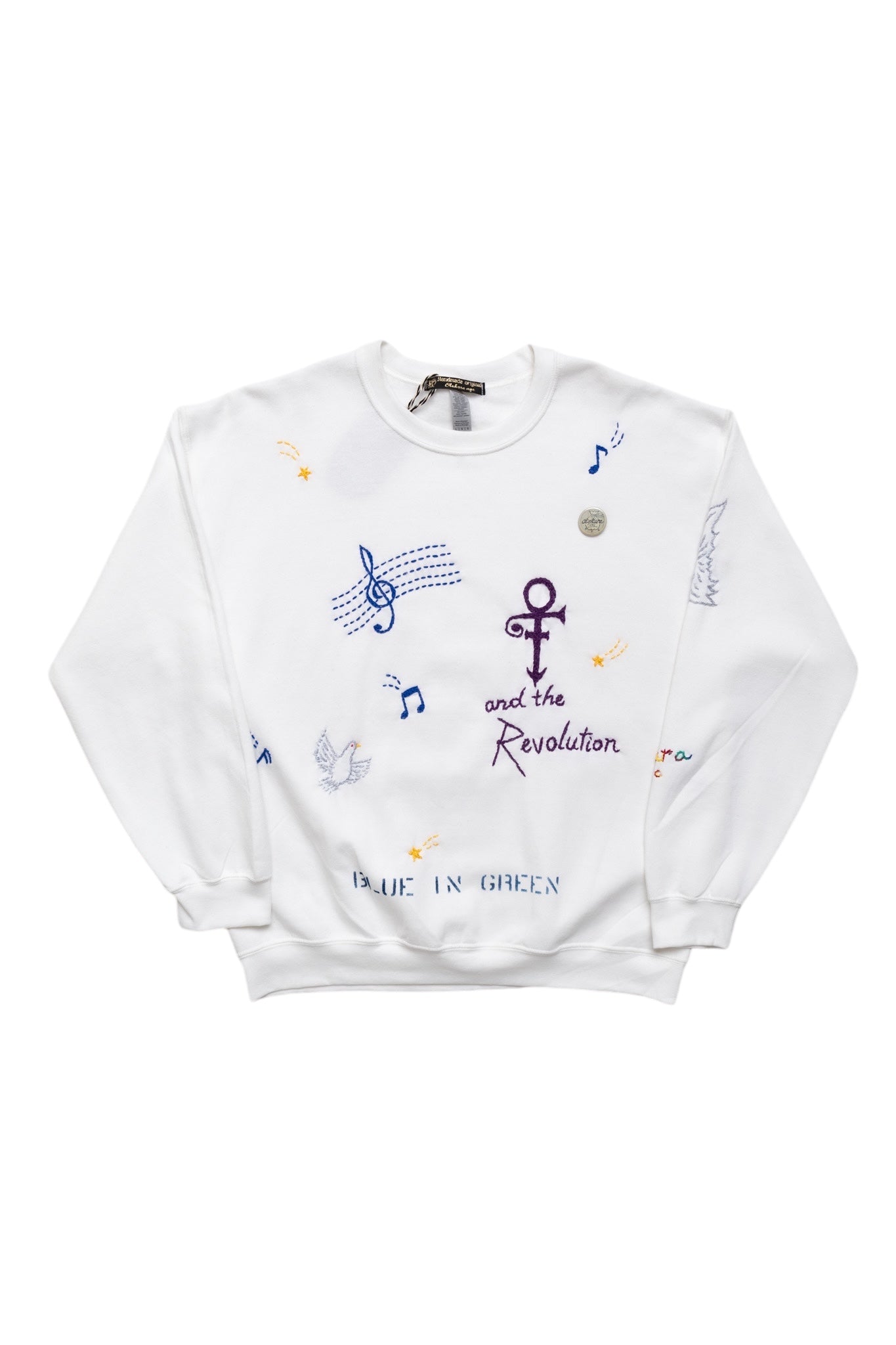 Revolution Crew Sweatshirt White - L (1)