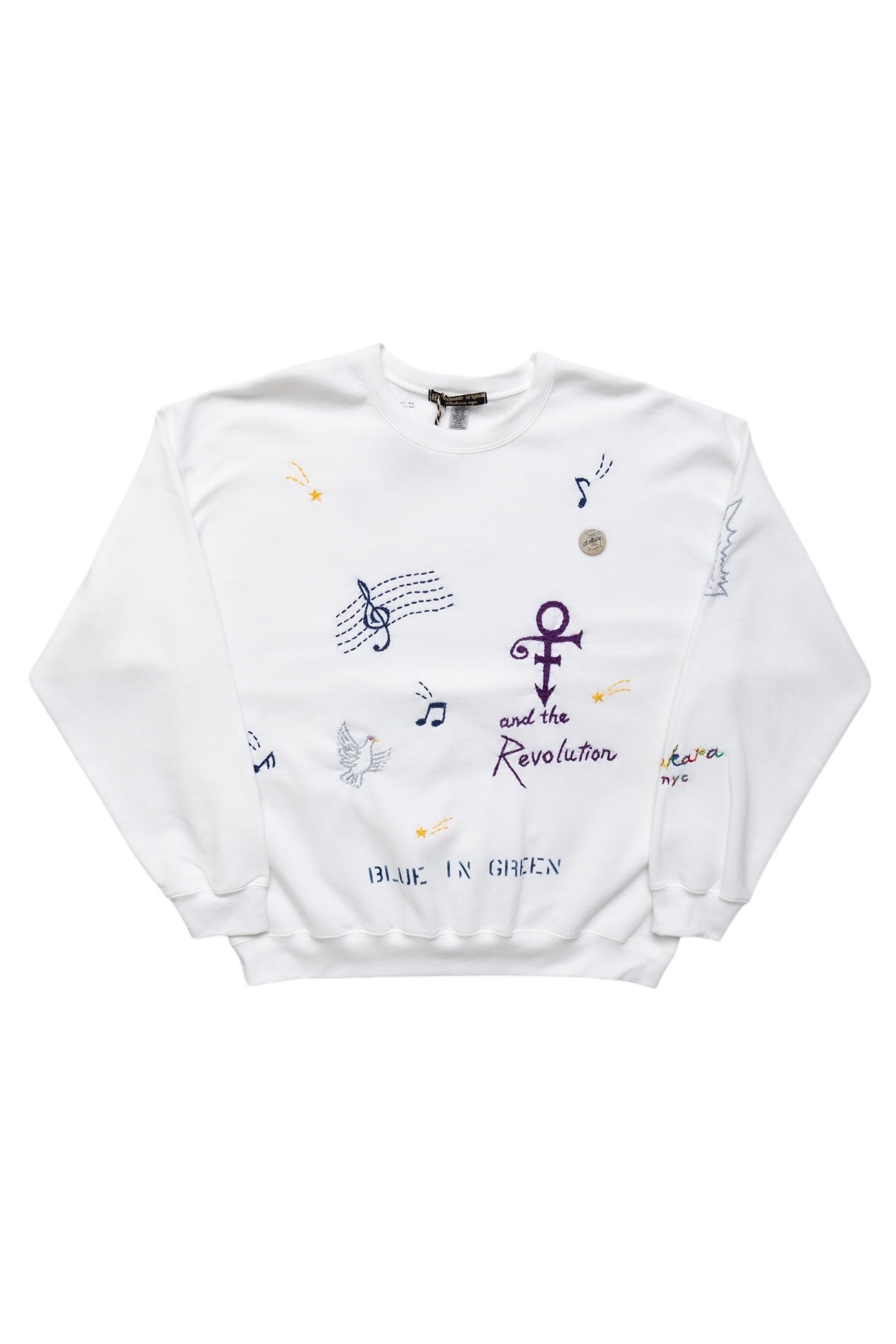 Revolution Crew Sweatshirt White - XL (1)