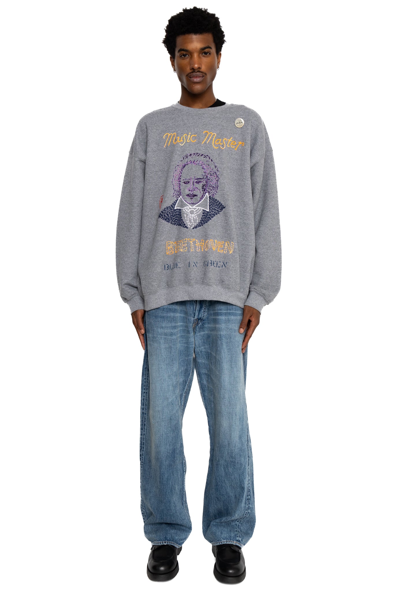 Music Master "Beethoven" Crew Sweatshirt White - L (1)