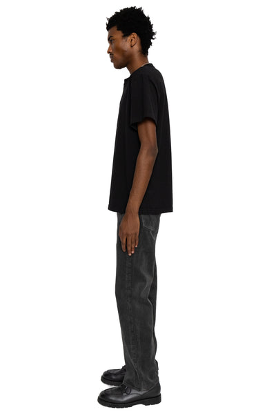 9W Corduroy 5 Pocket Pants Pigment Dyed - Black