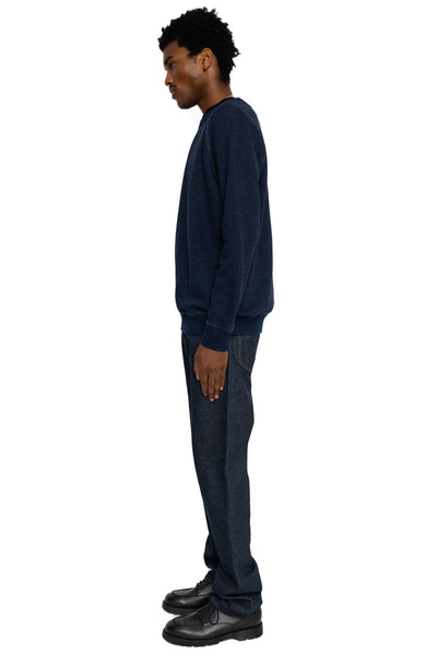 Yarn Dyed Indigo Sweatshirt - Indigo