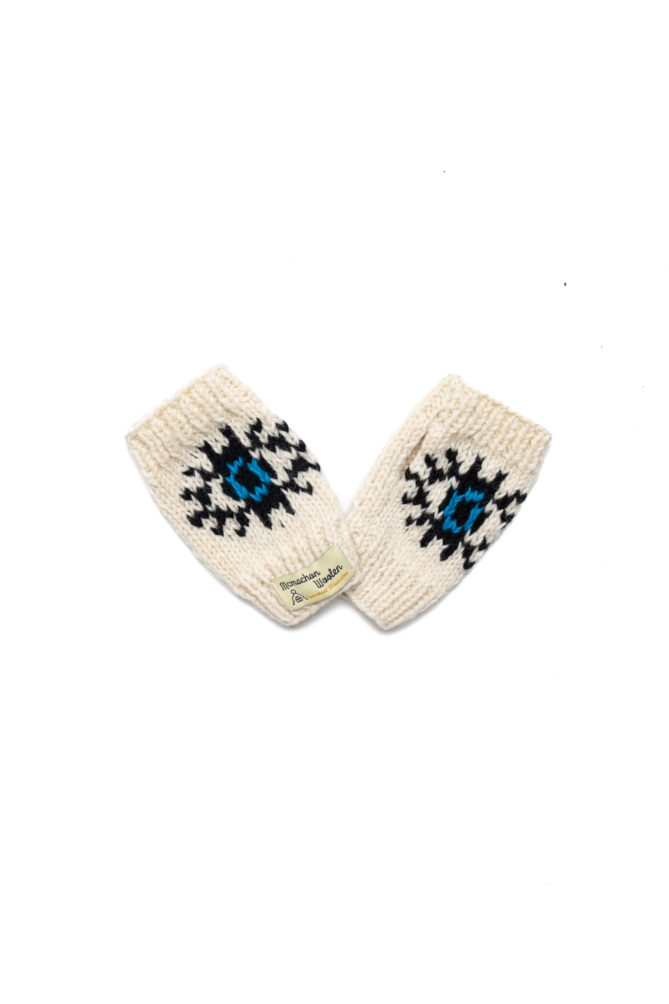 Hand Warmer "Eye" - White/Turquoise