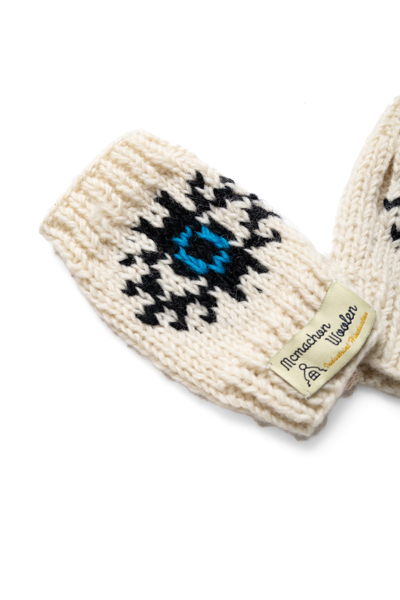 Hand Warmer "Eye" - White/Turquoise