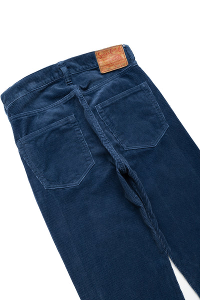 9W Corduroy 5 Pocket Pants Pigment Dyed - Navy