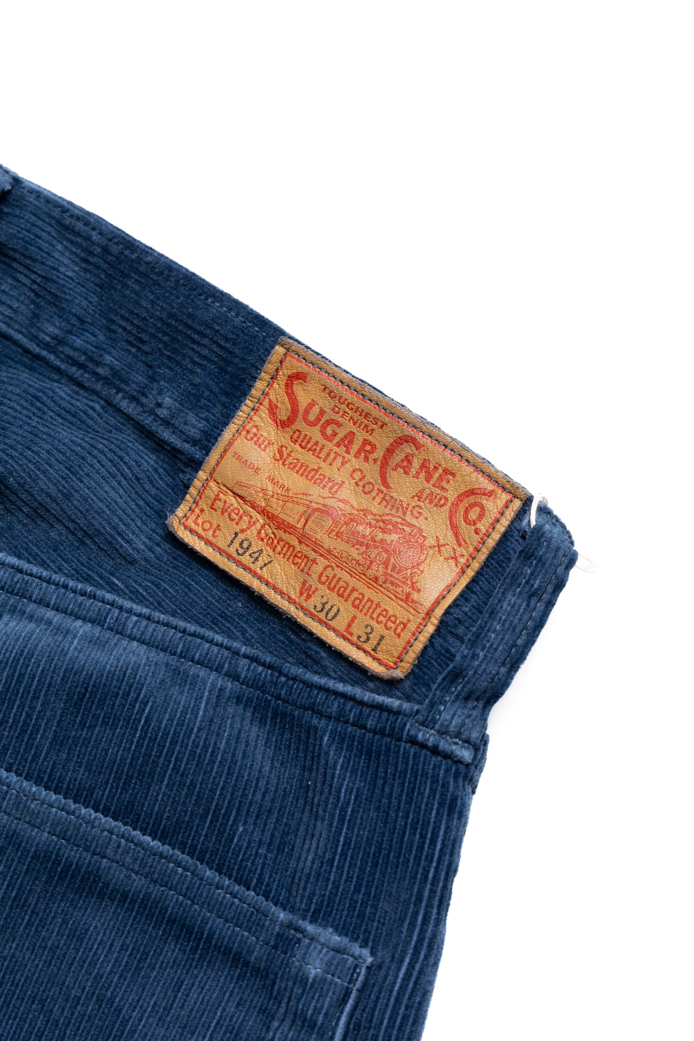 9W Corduroy 5 Pocket Pants Pigment Dyed - Navy