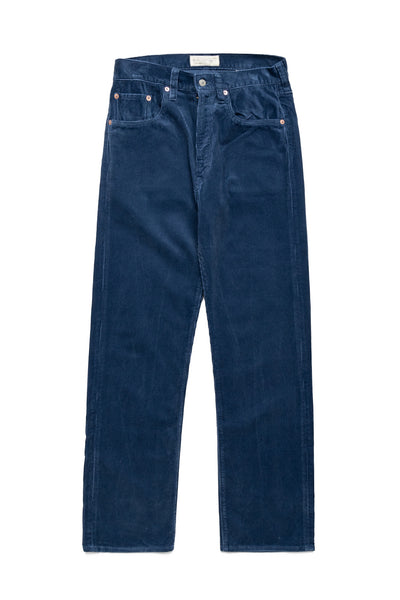 9W Corduroy 5 Pocket Pants Pigment Dyed - Navy