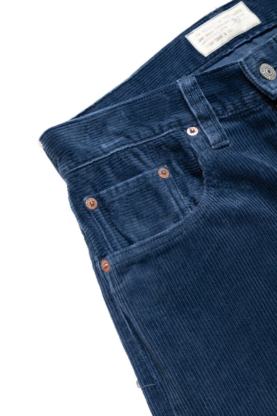 9W Corduroy 5 Pocket Pants Pigment Dyed - Navy