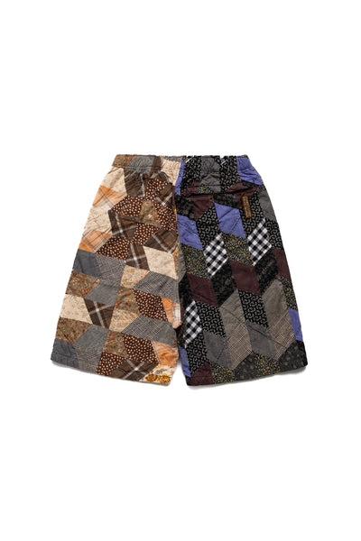 YABANE Quilt Patchwork EASY Shorts - Black