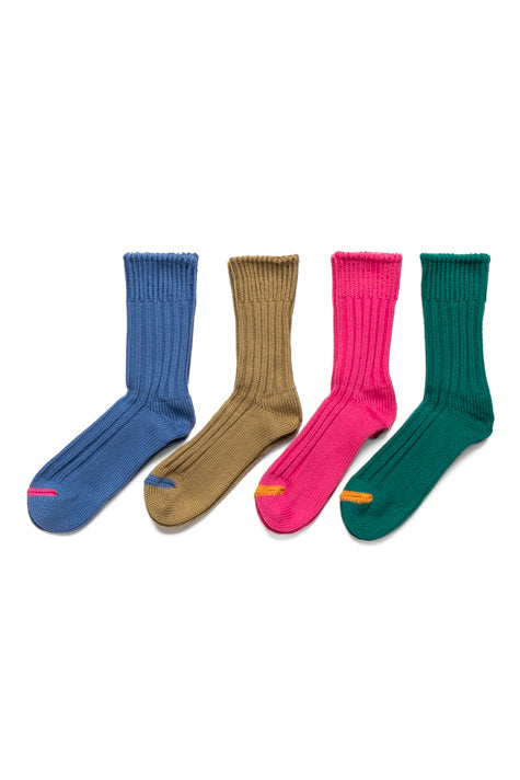 Chunky Ribbed Crew Socks