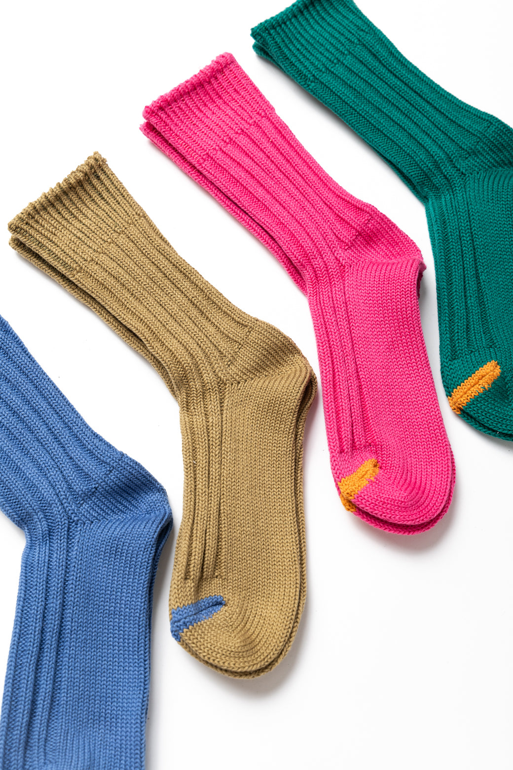 Chunky Ribbed Crew Socks