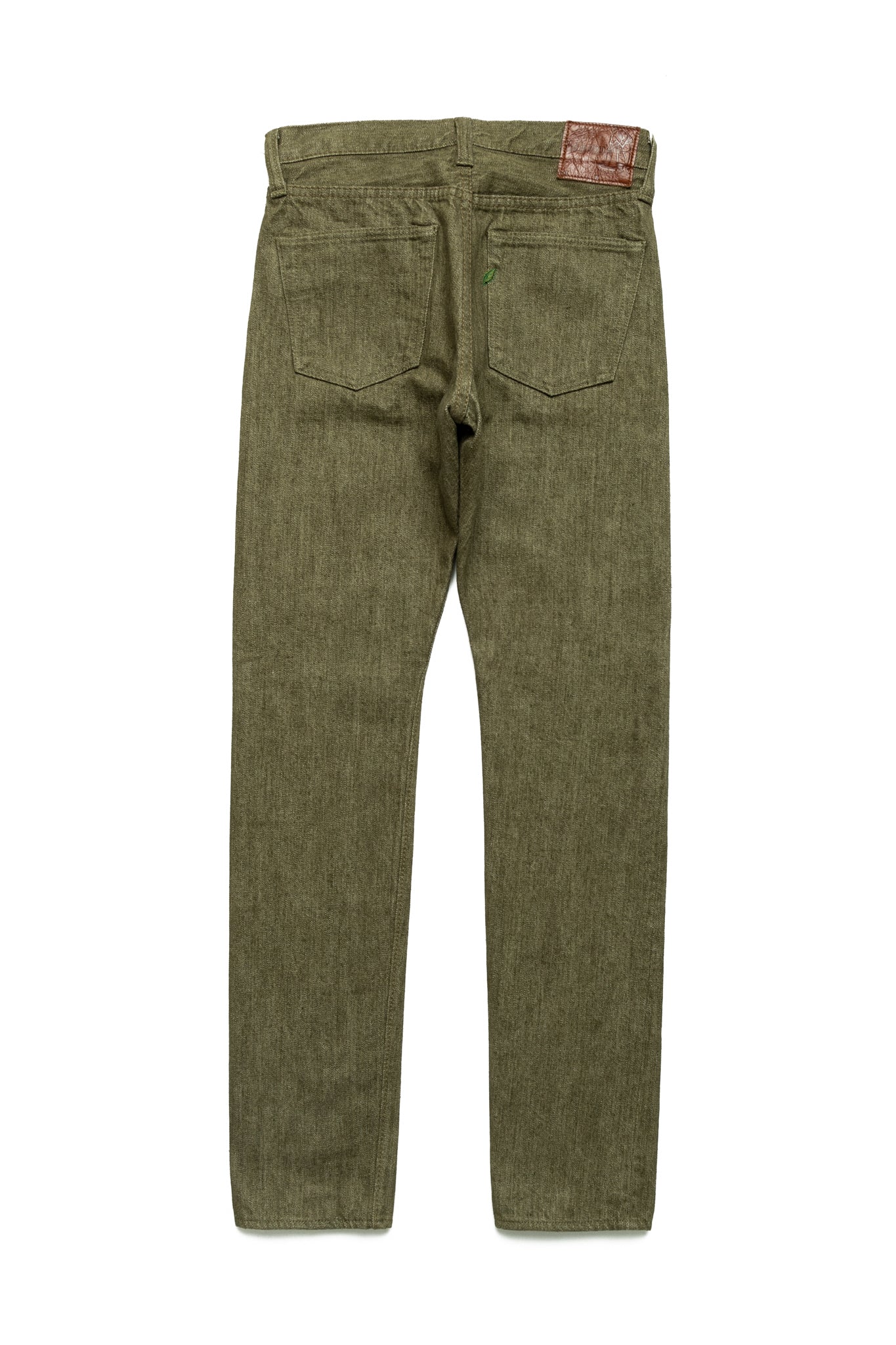 OL-14oz-019 14oz Olive Selvedge Denim Relax Tapered