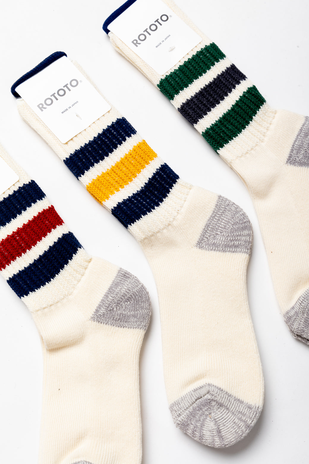 Coarse Ribbed Old School Crew Socks