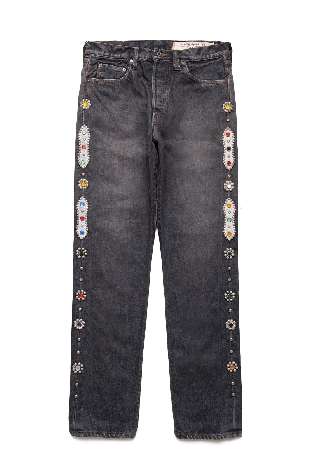 14oz BLK Denim 5P MONKEY CISCO (STUDS)