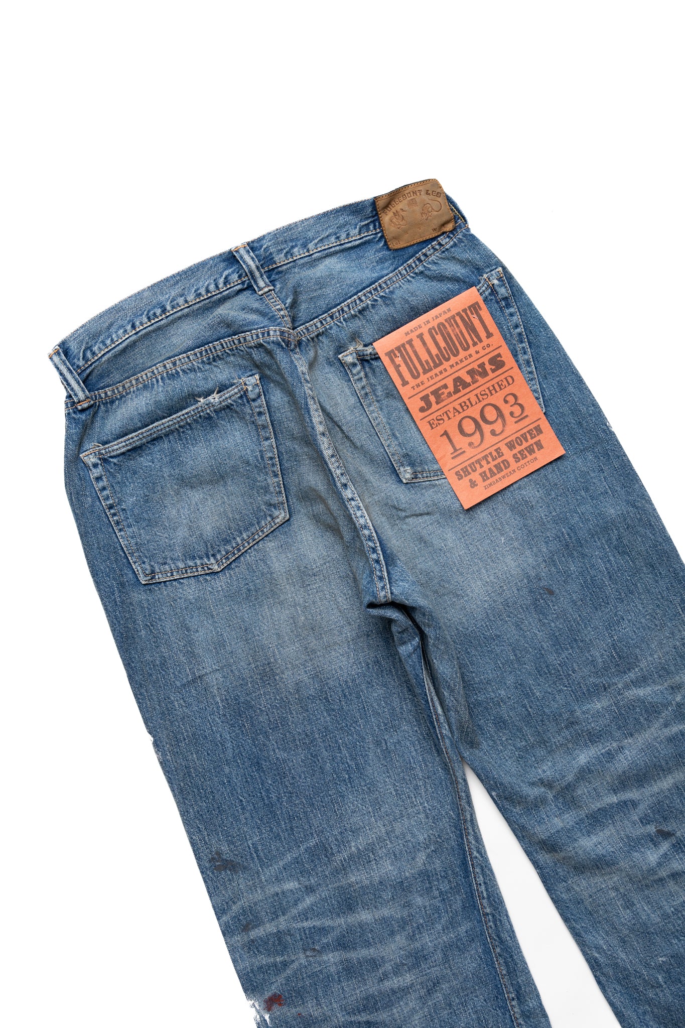 1342-1121-BIG Dartford Distressed Duke Denim (Super Smooth) - Blue in Green Exclusive