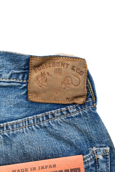 1342-1121-BIG Dartford Distressed Duke Denim (Super Smooth) - Blue in Green Exclusive