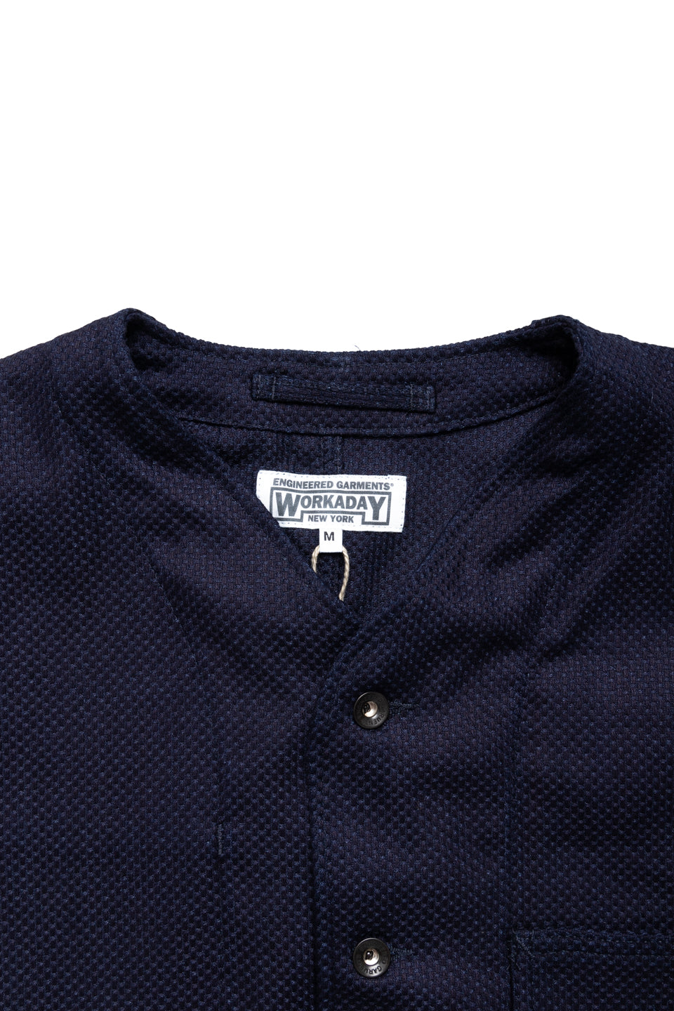 Engineer Short Jacket Cotton Heavy Basketweave - Dk. Navy