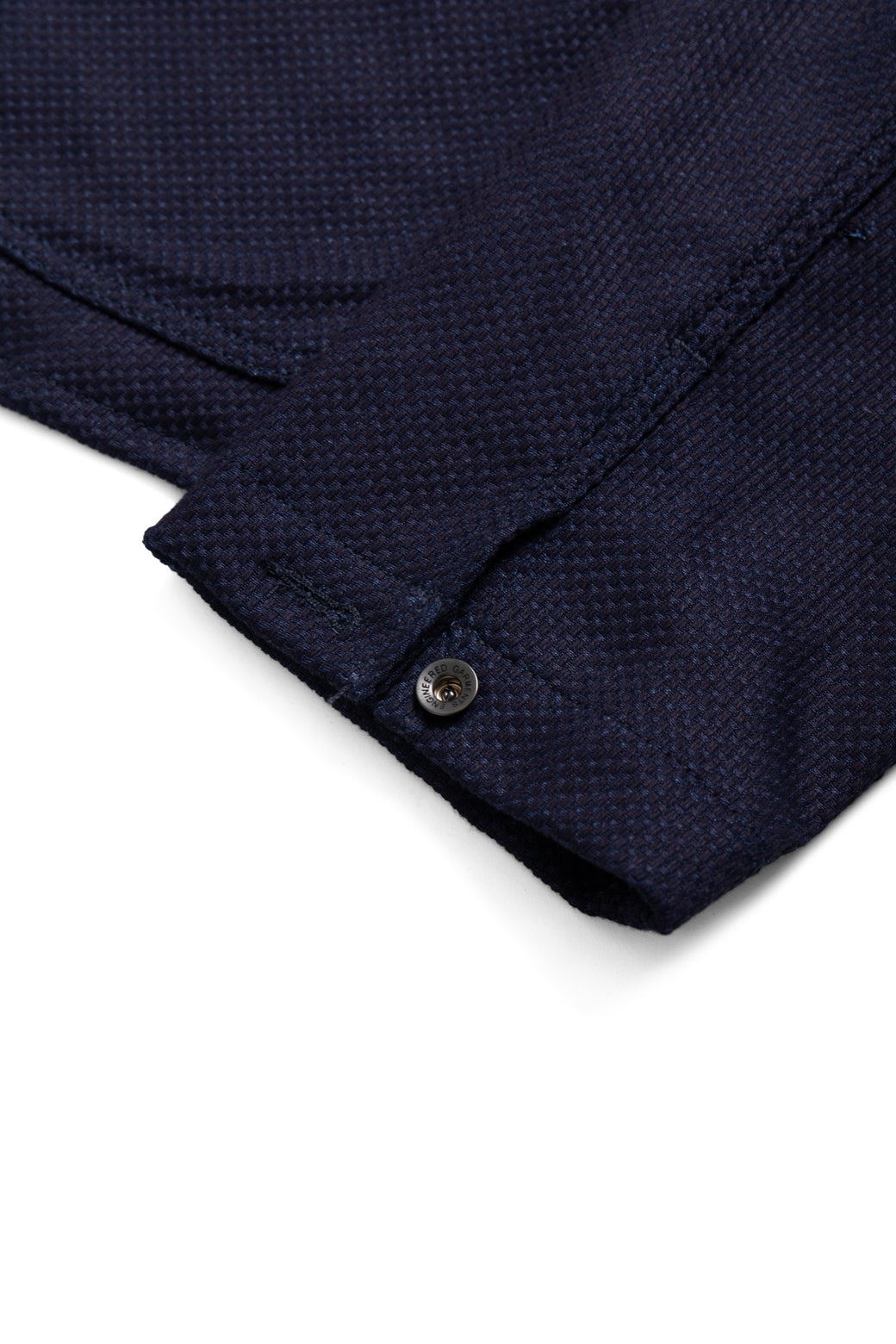 Engineer Short Jacket Cotton Heavy Basketweave - Dk. Navy