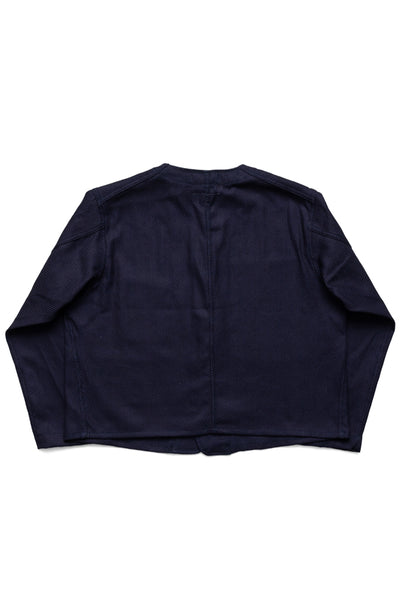 Engineer Short Jacket Cotton Heavy Basketweave - Dk. Navy