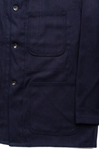 Utility Jacket Cotton Heavy Basketweave - Dk. Navy