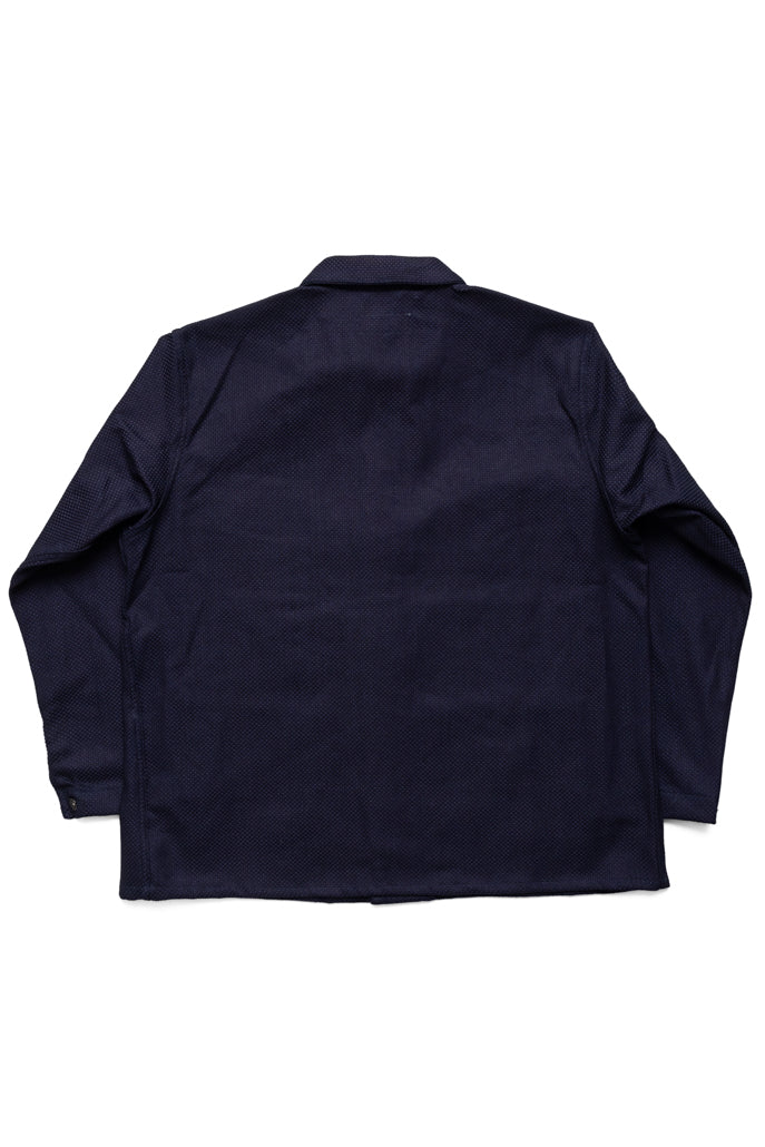 Utility Jacket Cotton Heavy Basketweave - Dk. Navy