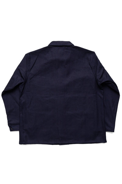 Utility Jacket Cotton Heavy Basketweave - Dk. Navy