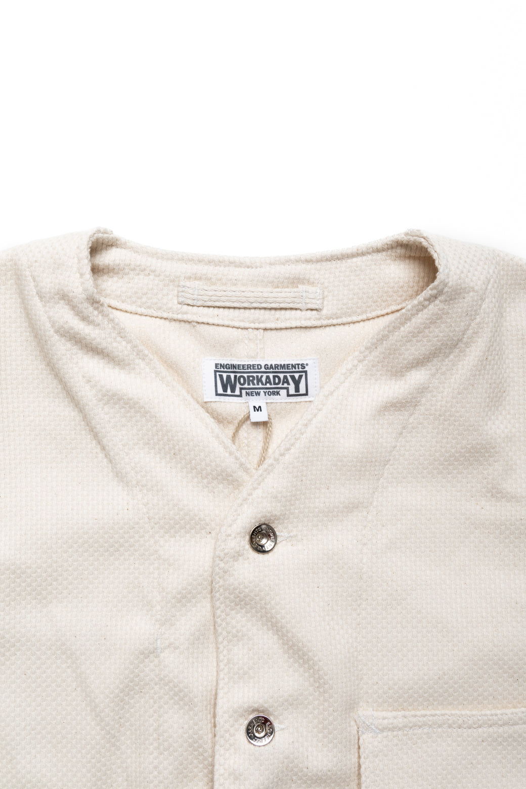 Engineer Short Jacket Cotton Heavy Basketweave - Natural