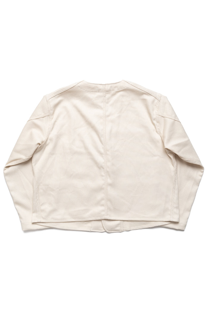 Engineer Short Jacket Cotton Heavy Basketweave - Natural